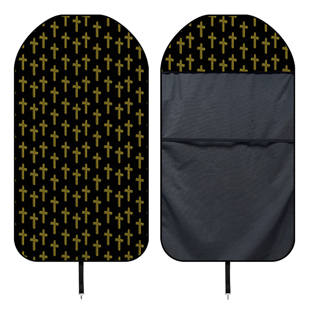 Religious Cross Pattern Print Waterproof Car Seat Cover
