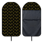 Religious Cross Pattern Print Waterproof Car Seat Cover