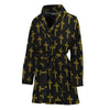 Religious Cross Pattern Print Women's Bathrobe