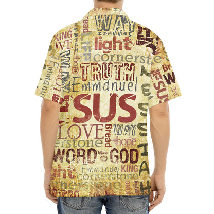 Religious Word Of God Print Aloha Shirt