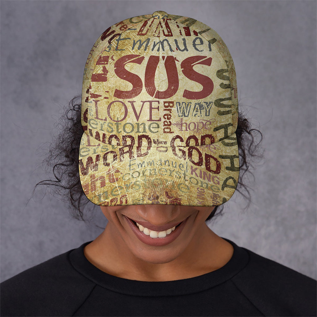 Religious Word Of God Print Baseball Cap