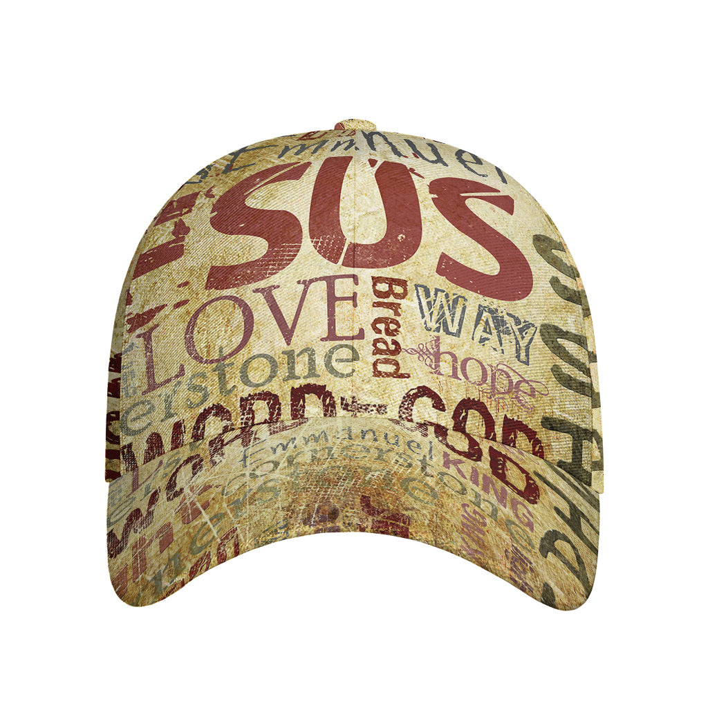 Religious Word Of God Print Baseball Cap