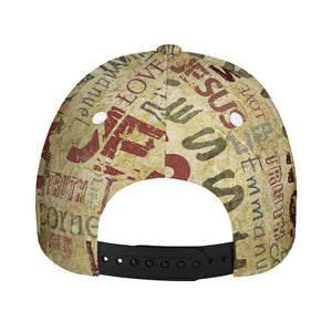 Religious Word Of God Print Baseball Cap