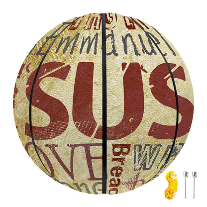 Religious Word Of God Print Basketball