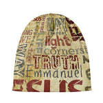 Religious Word Of God Print Beanie