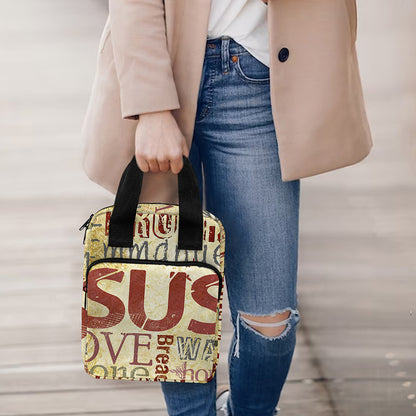 Religious Word Of God Print Bible Tote Bag