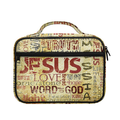 Religious Word Of God Print Briefcase Bible Bag