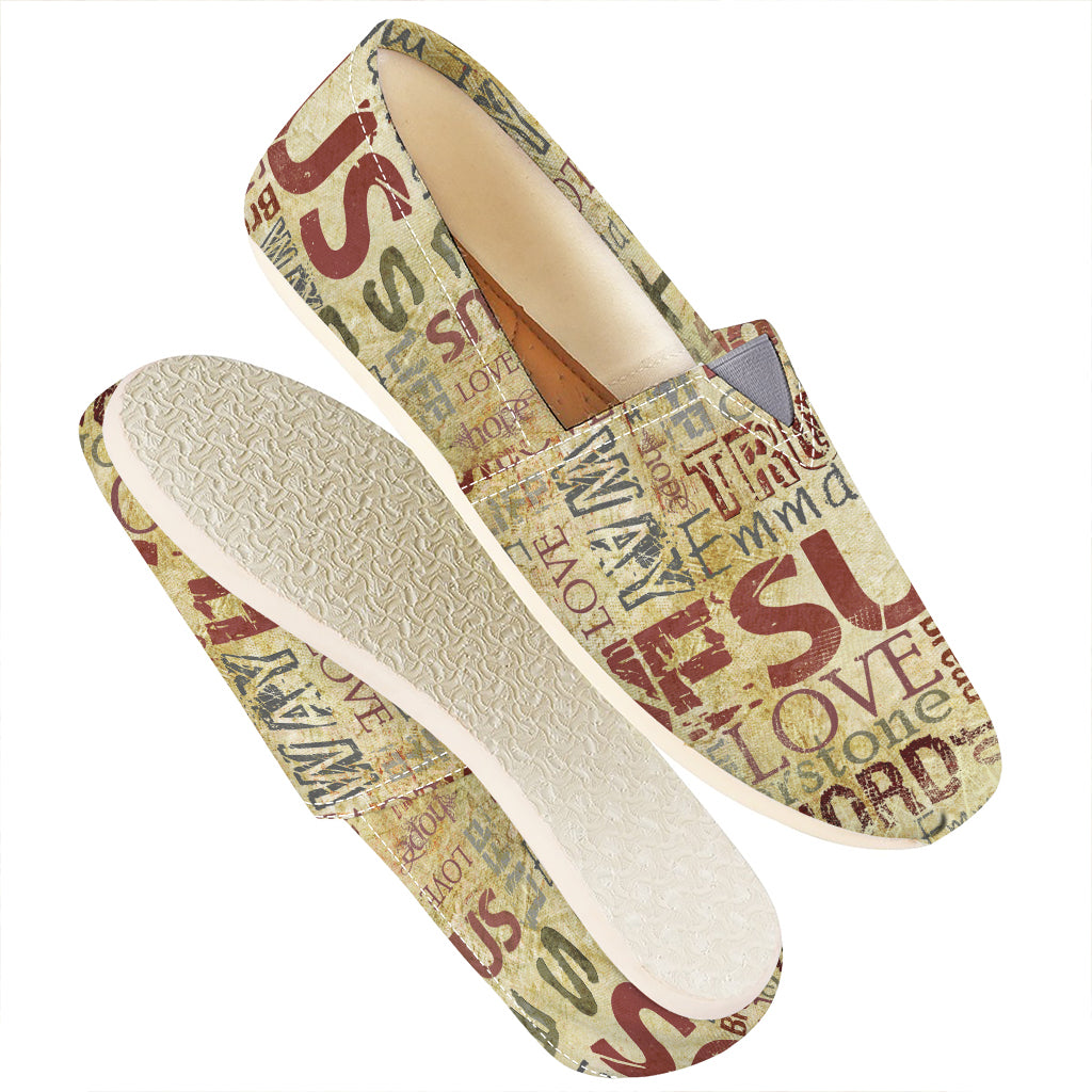 Religious Word Of God Print Casual Shoes