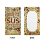 Religious Word Of God Print Changing Pad Cover