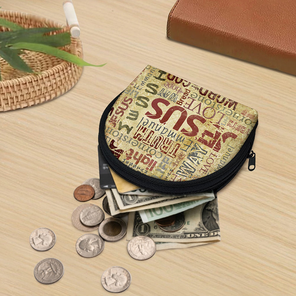 Religious Word Of God Print Coin Purse