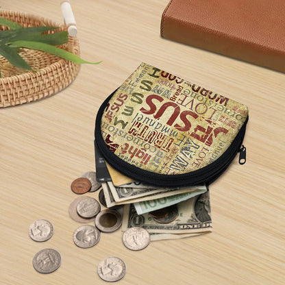 Religious Word Of God Print Coin Purse