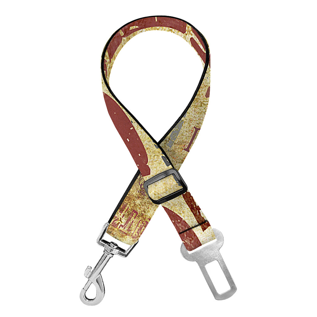 Religious Word Of God Print Dog Seat Belt