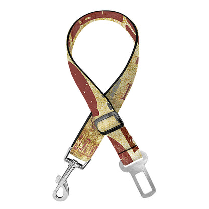 Religious Word Of God Print Dog Seat Belt