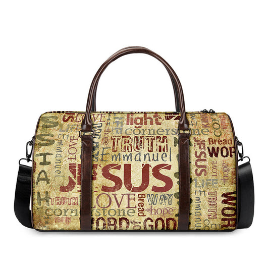 Religious Word Of God Print Duffle Bag