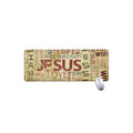 Religious Word Of God Print Extended Mouse Pad