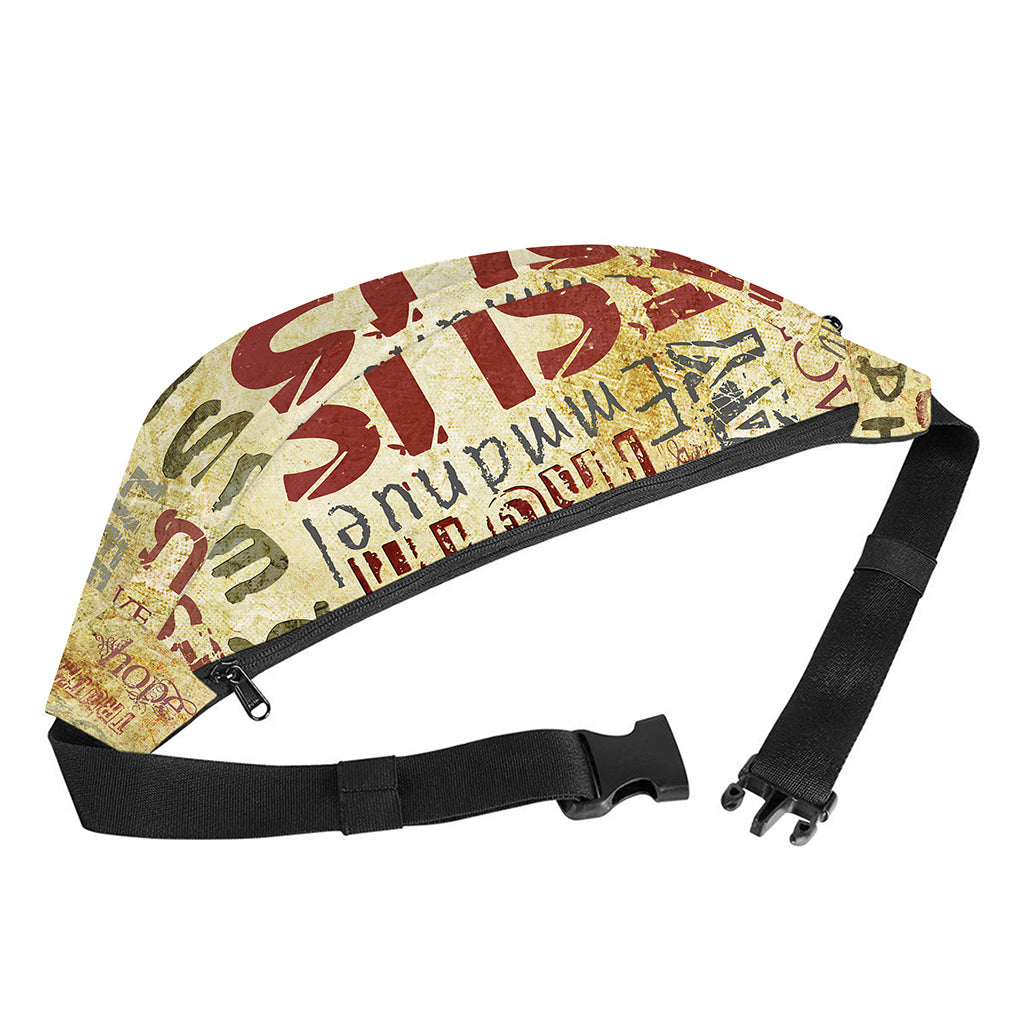 Religious Word Of God Print Fanny Pack