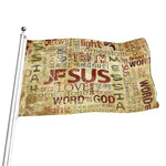 Religious Word Of God Print Flag