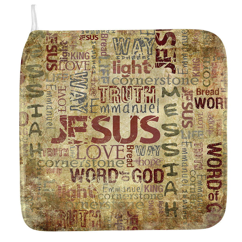 Religious Word Of God Print Hand Towel