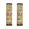 Religious Word Of God Print Handle Covers
