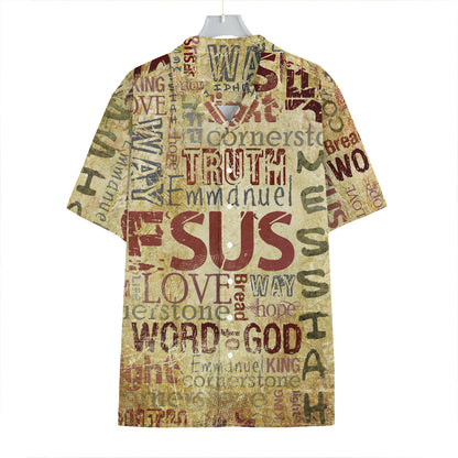Religious Word Of God Print Hawaiian Shirt