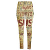 Religious Word Of God Print High-Waisted Pocket Leggings