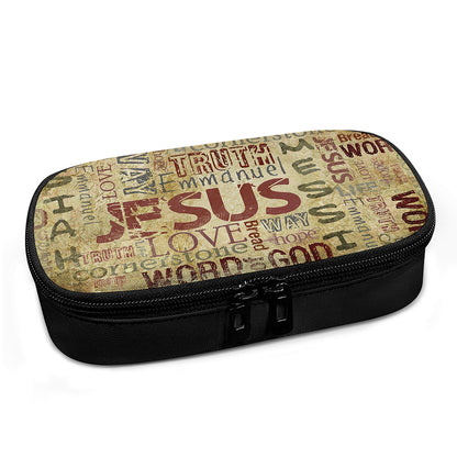 Religious Word Of God Print Insulin Cooler Travel Case