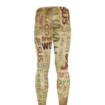 Religious Word Of God Print Men's leggings