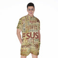 Religious Word Of God Print Men's Romper