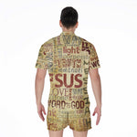 Religious Word Of God Print Men's Rompers