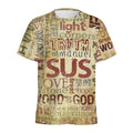 Religious Word Of God Print Men's Athletic T-Shirt