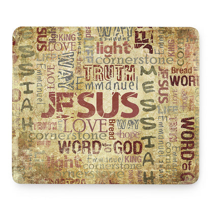 Religious Word Of God Print Mouse Pad