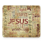 Religious Word Of God Print Mouse Pad