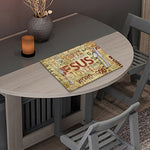 Religious Word Of God Print Placemat
