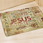 Religious Word Of God Print Polyester Doormat