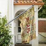 Religious Word Of God Print Polyester Flag