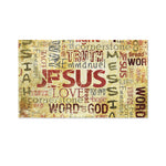 Religious Word Of God Print Polyester Flag