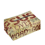Religious Word Of God Print Rectangle Tissue Box Cover
