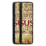 Religious Word Of God Print Refrigerator Handle Covers