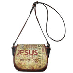 Religious Word Of God Print Saddle Bag