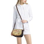 Religious Word Of God Print Saddle Bag