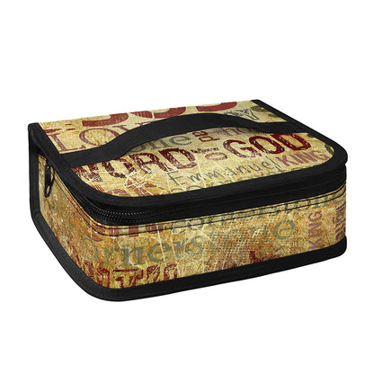 Religious Word Of God Print Small Lunch Bag