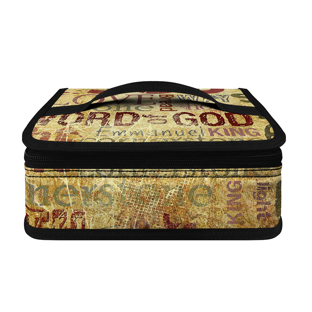 Religious Word Of God Print Small Lunch Bag