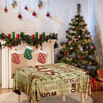 Religious Word Of God Print Tablecloth