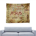 Religious Word Of God Print Tapestry