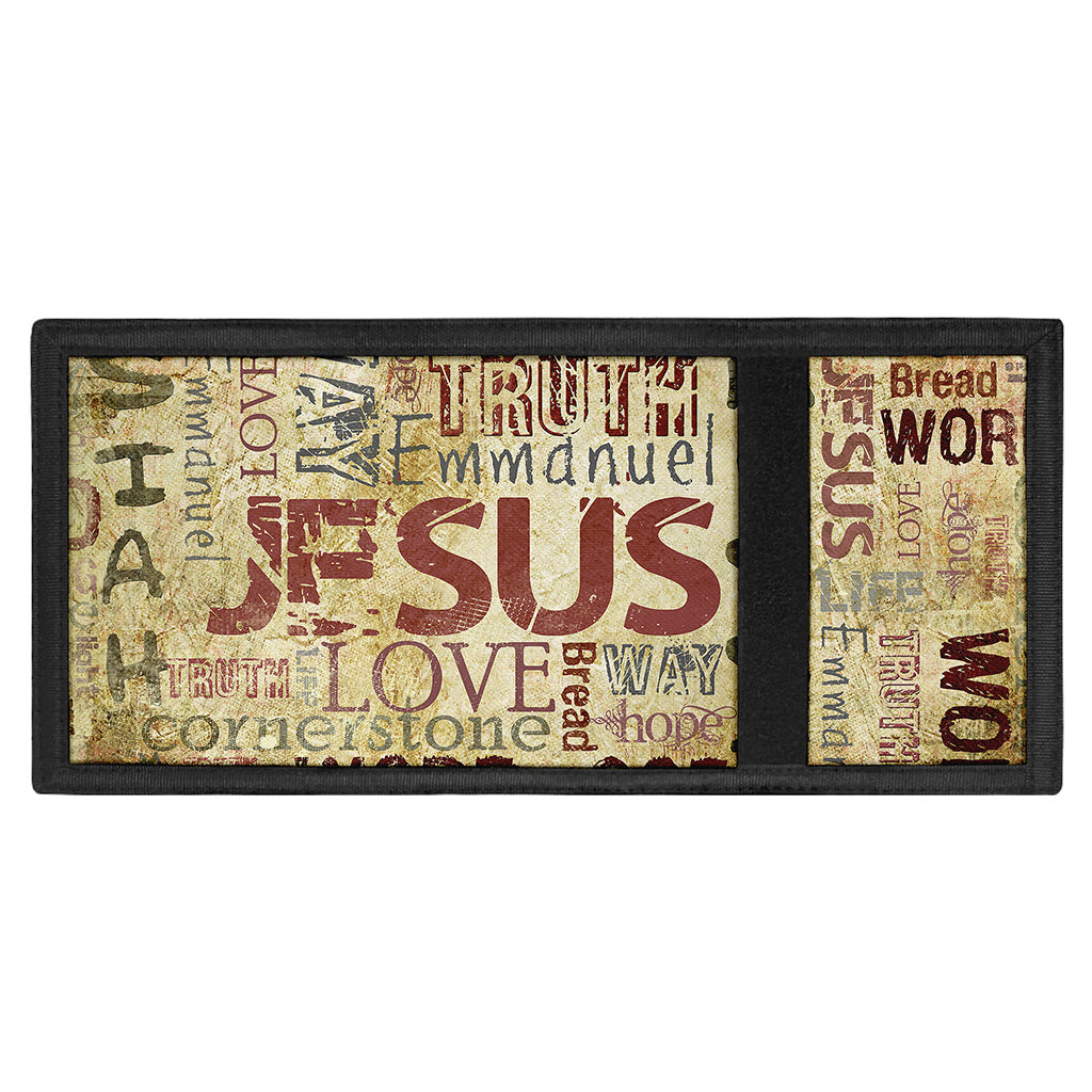 Religious Word Of God Print Trifold Wallet