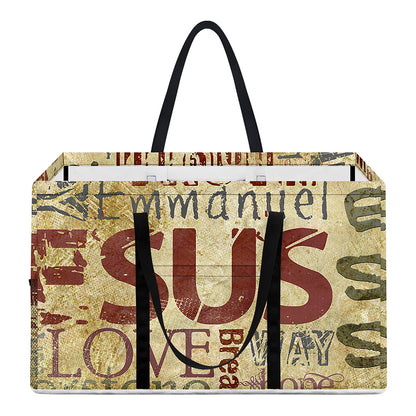 Religious Word Of God Print Utility Tote Bag