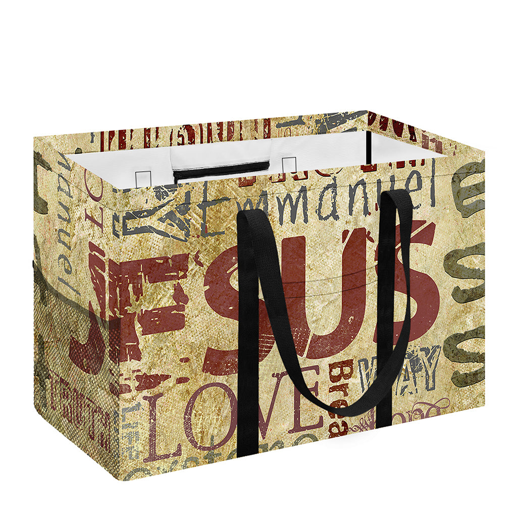 Religious Word Of God Print Utility Tote Bag