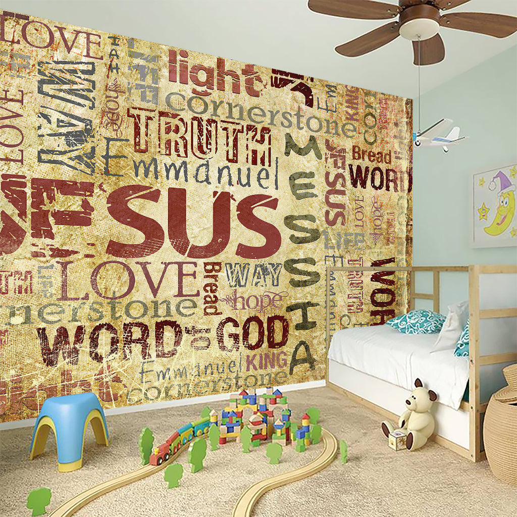 Religious Word Of God Print Wall Sticker