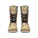 Religious Word Of God Print Winter Boots