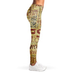Religious Word Of God Print Women's Leggings